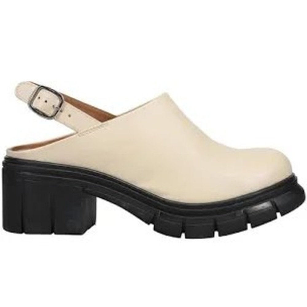 BC footwear born in California soft grunge  cream clogs lug sole Womens size 7.5